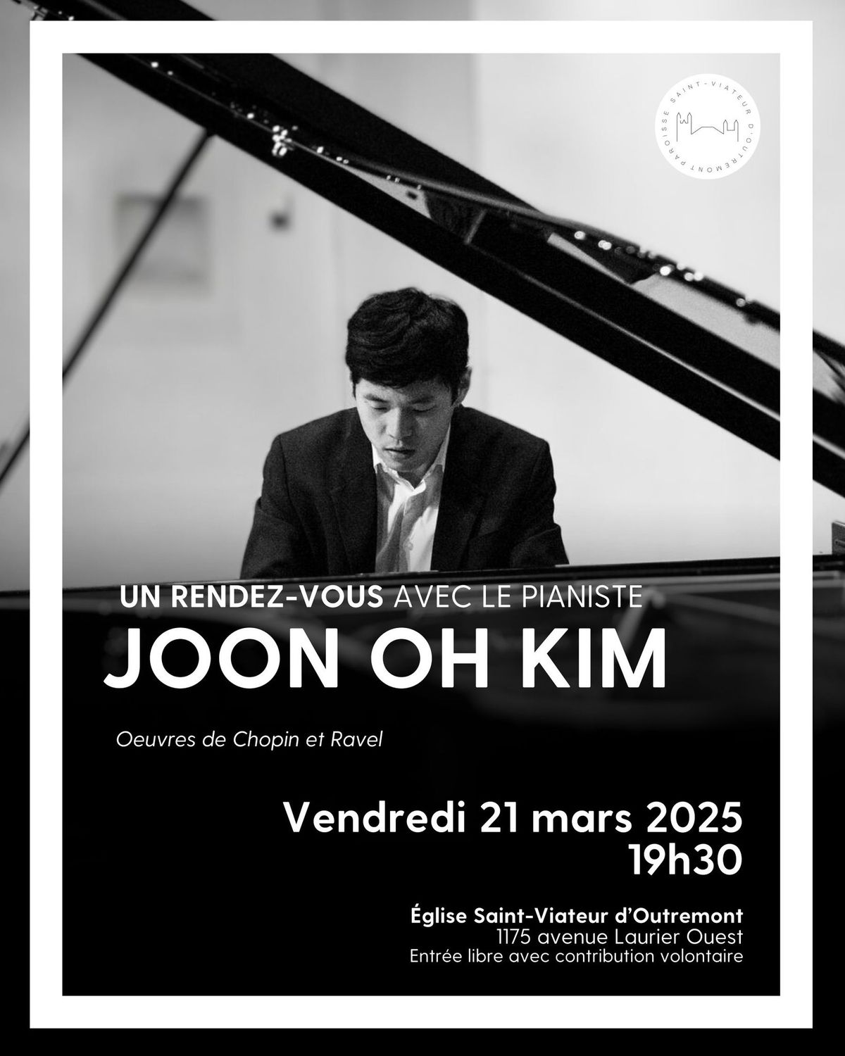 Un rendez-vous avec le pianiste Joon Oh Kim