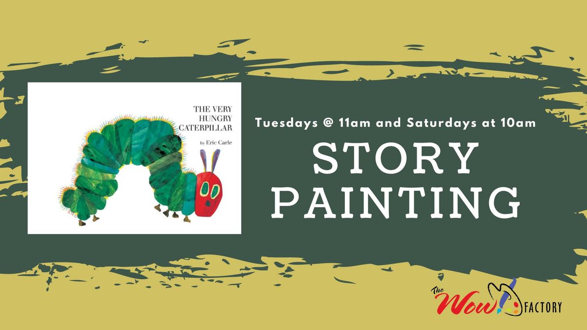 Story Painting: The Very Hungry Caterpillar