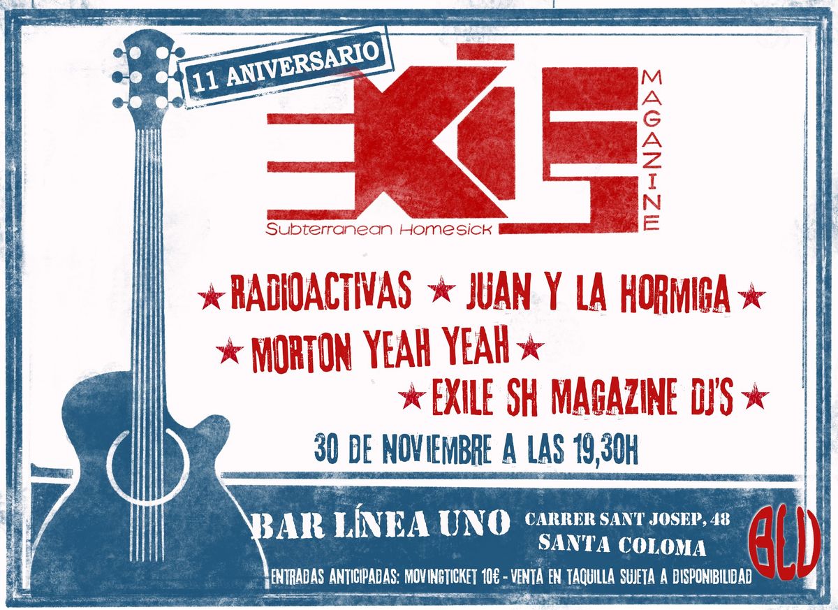 11 Aniversario Exile Magazine en Santa Coloma de Gramenet