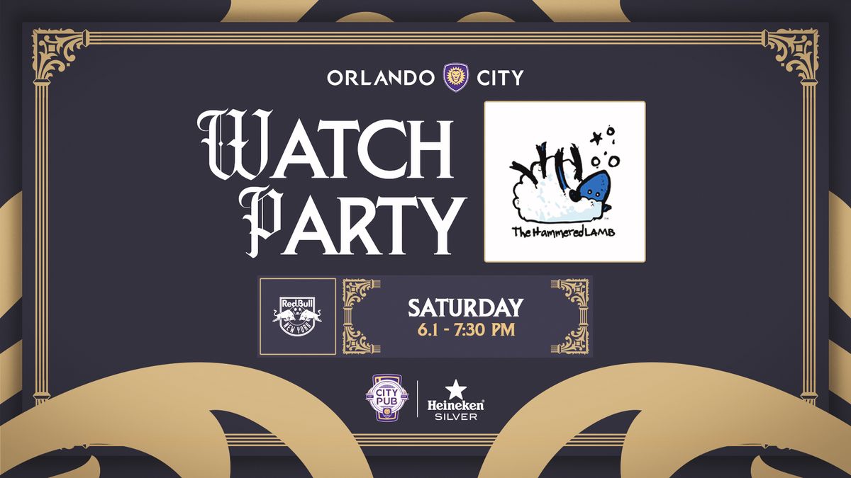 MLS Watch Party, presented by Heineken: Orlando City SC at New York Red Bulls