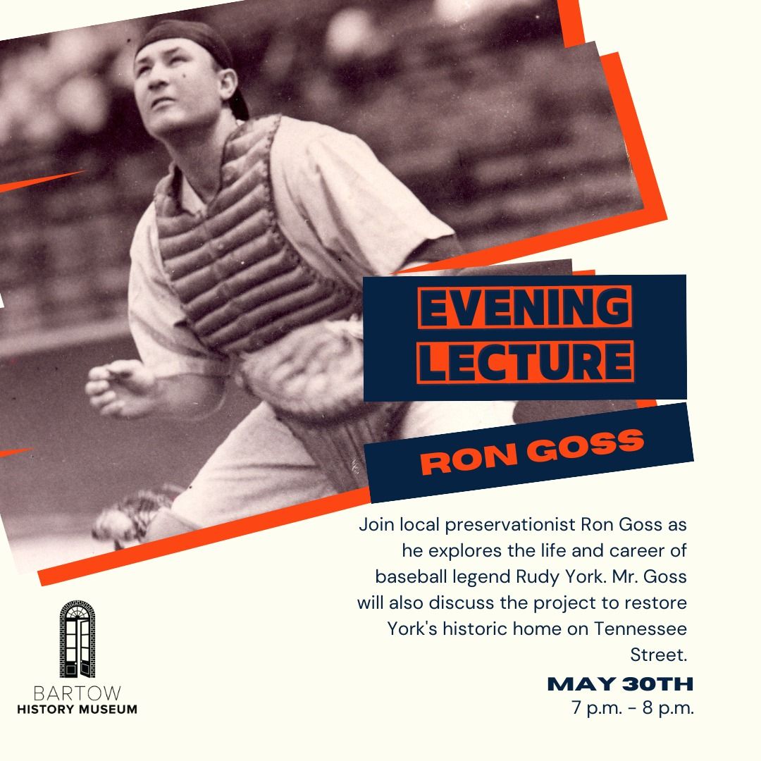 Evening Lecture - Ron Goss