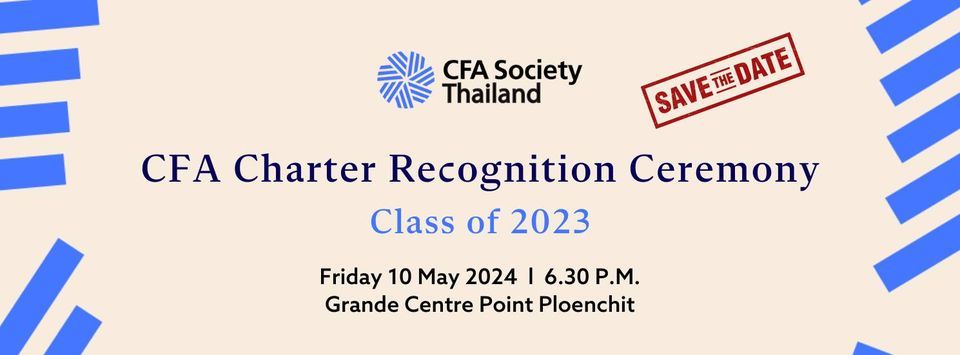 CFA Charter Recognition Ceremony: Class of 2023