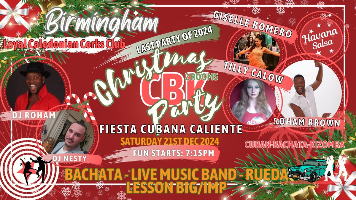 Cuban Bachata Kizomba Party in Birmingham: Havana Salsa Birmingham Party - Last Party of 2024!