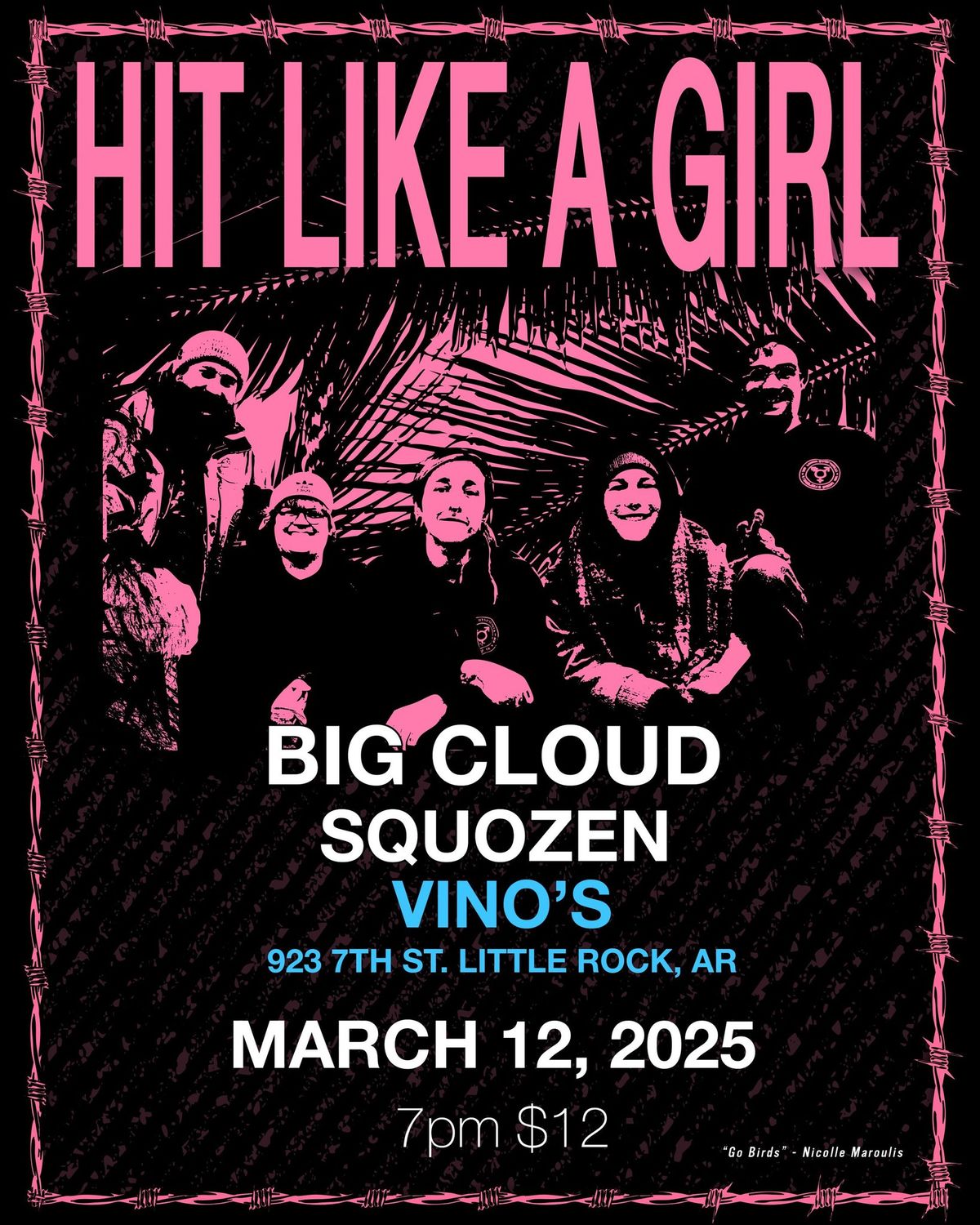 HIT LIKE A GIRL w\/ BIG CLOUD | SQUOZEN @ VINO'S 