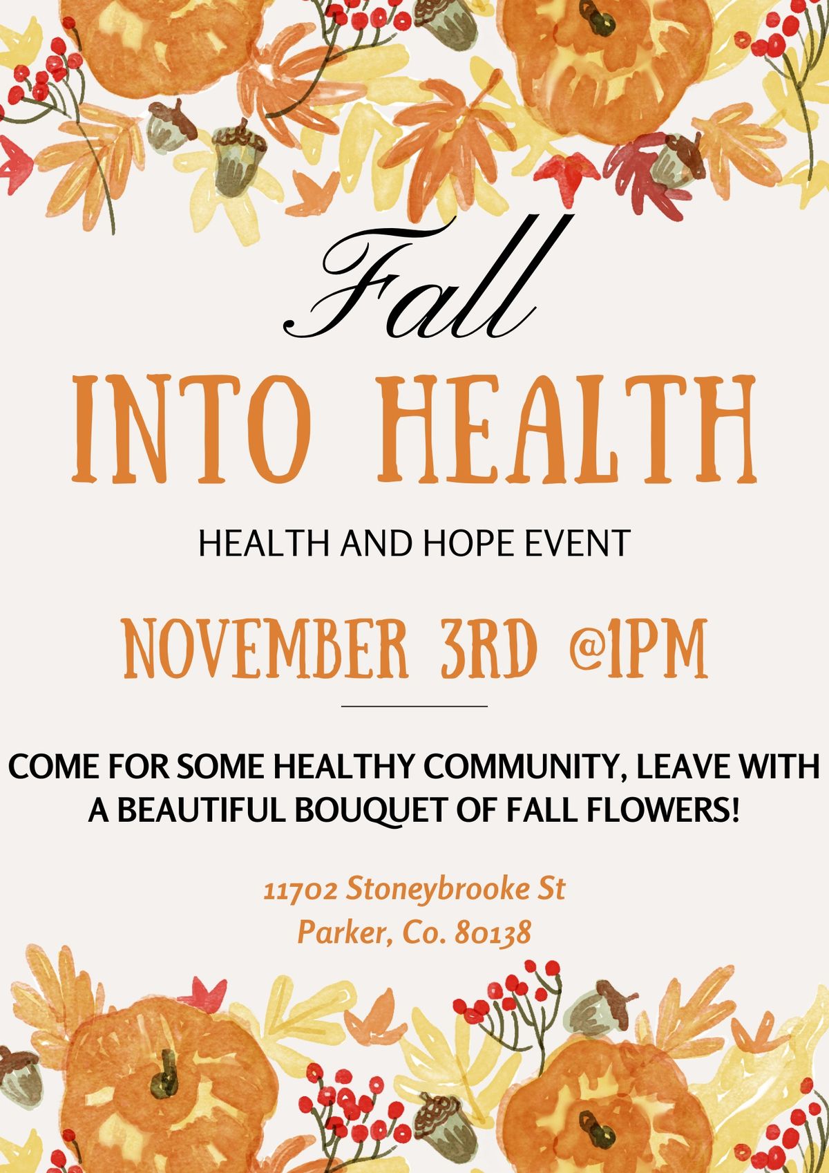 Fall Into Health