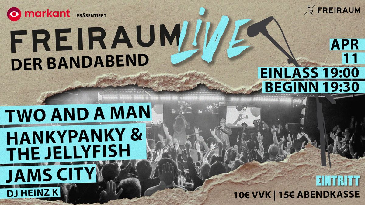 FREIRAUM LIVE - Der Bandabend