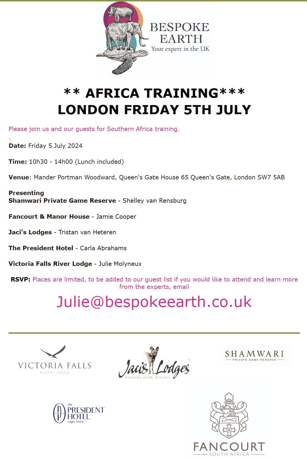 Africa Training Event