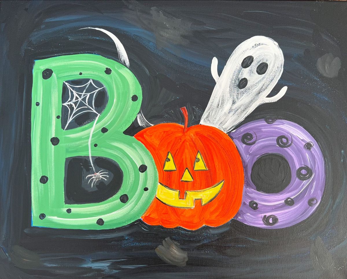 Let\u2019s Paint - BOO @ Warehouse Bar + Kitchen 6 to 8 pm