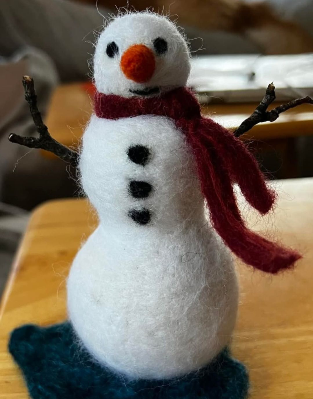 Needle Felted Snowman Class 