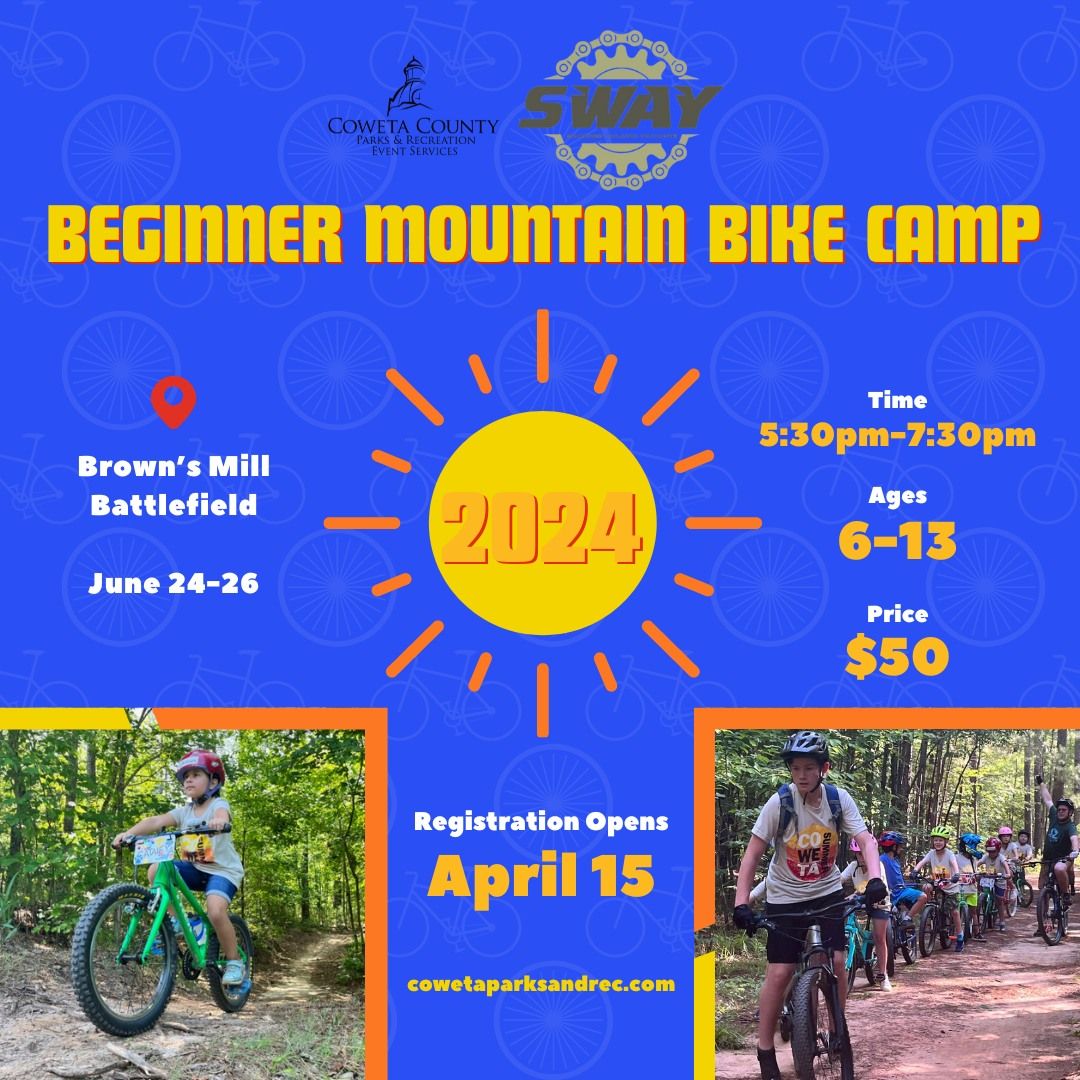 Beginner Mountain Bike Camp (Ages 6-13)