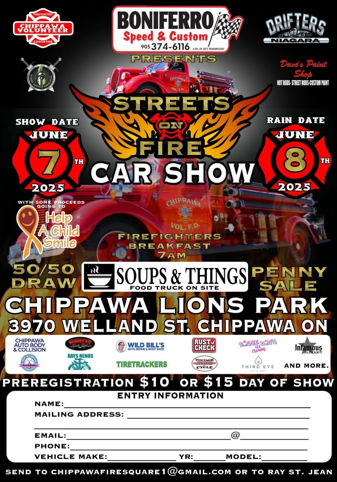 Streets on Fire Car Show