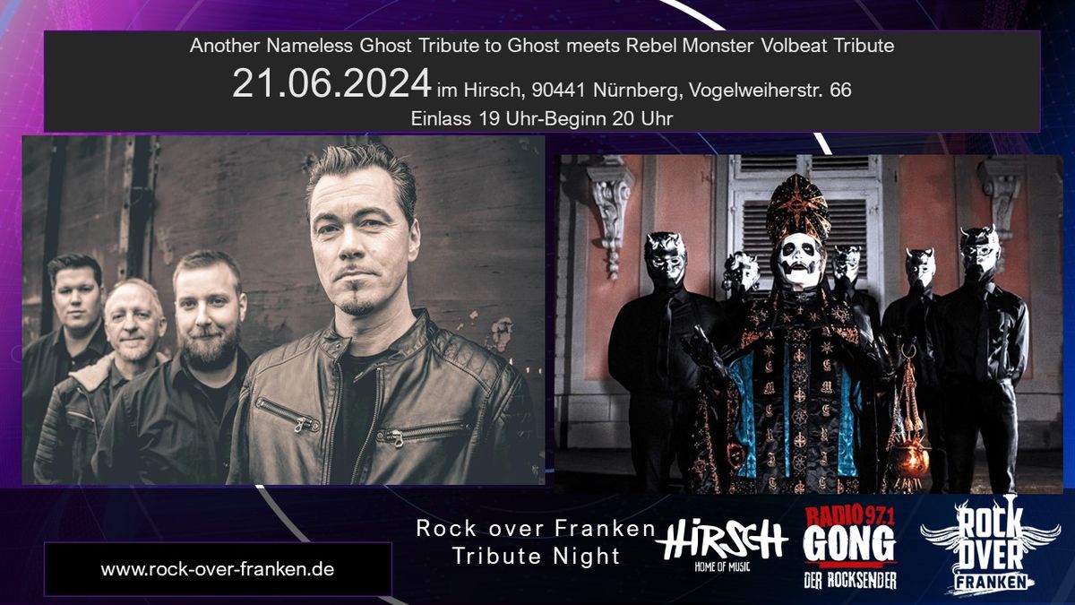 Another Nameless Ghost a Tribute to Ghost meets Rebel Monster a Tribute to Volbeat