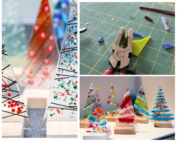 Glass Holiday Trees Workshop