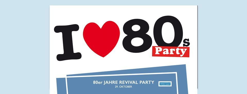 80er Party im Universum B\u00fcnde