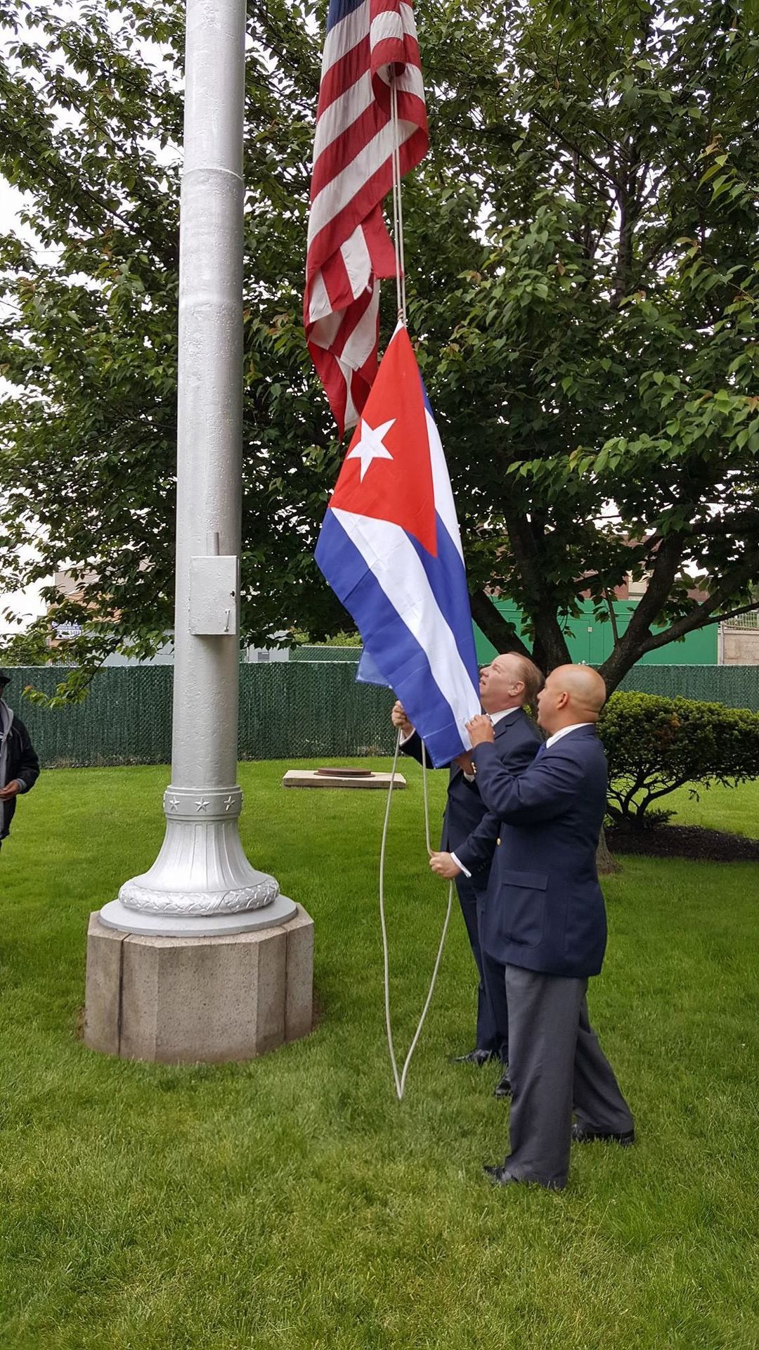 Cuban Flag Raising