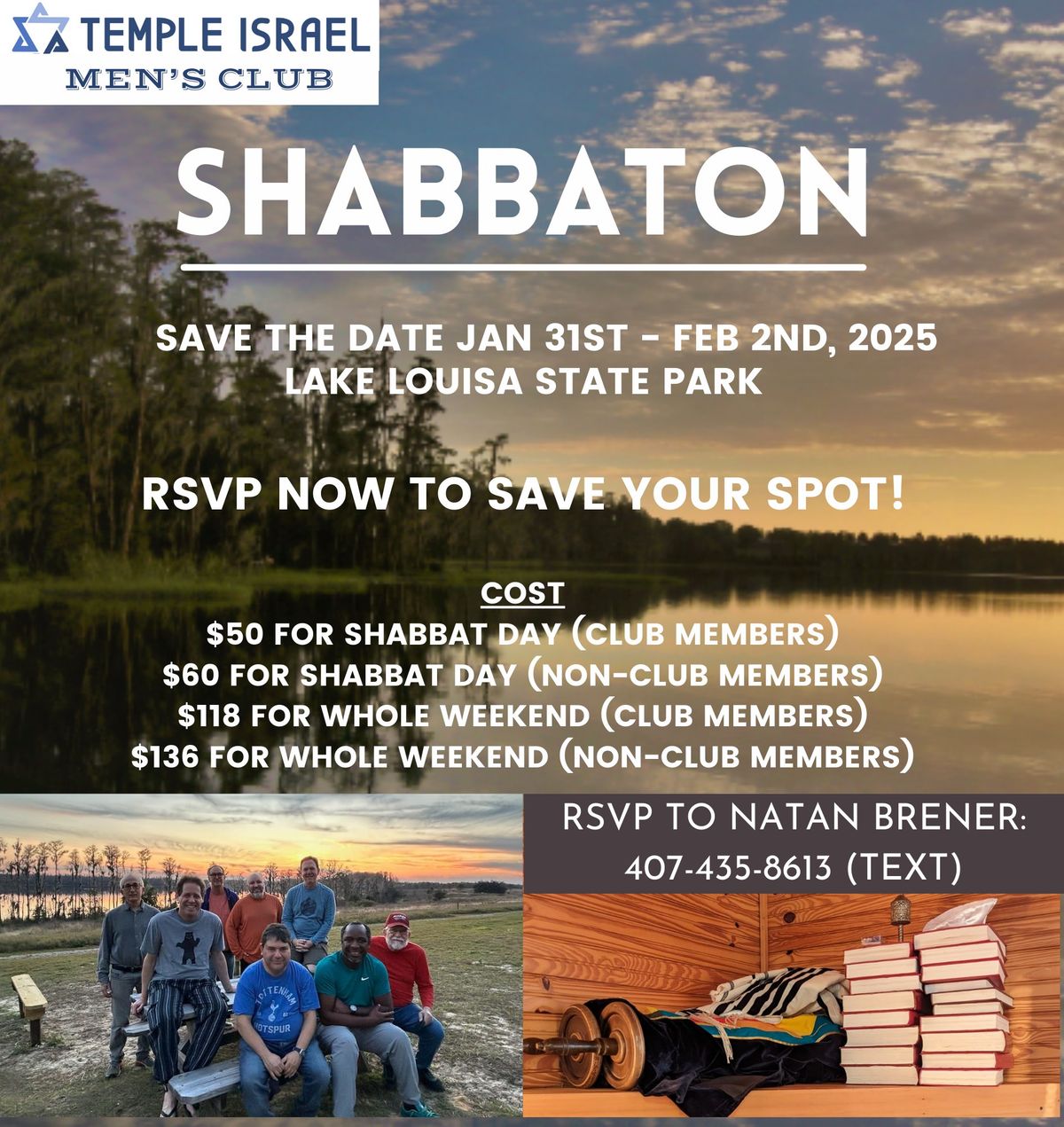 Men's Club Shabbaton 2025