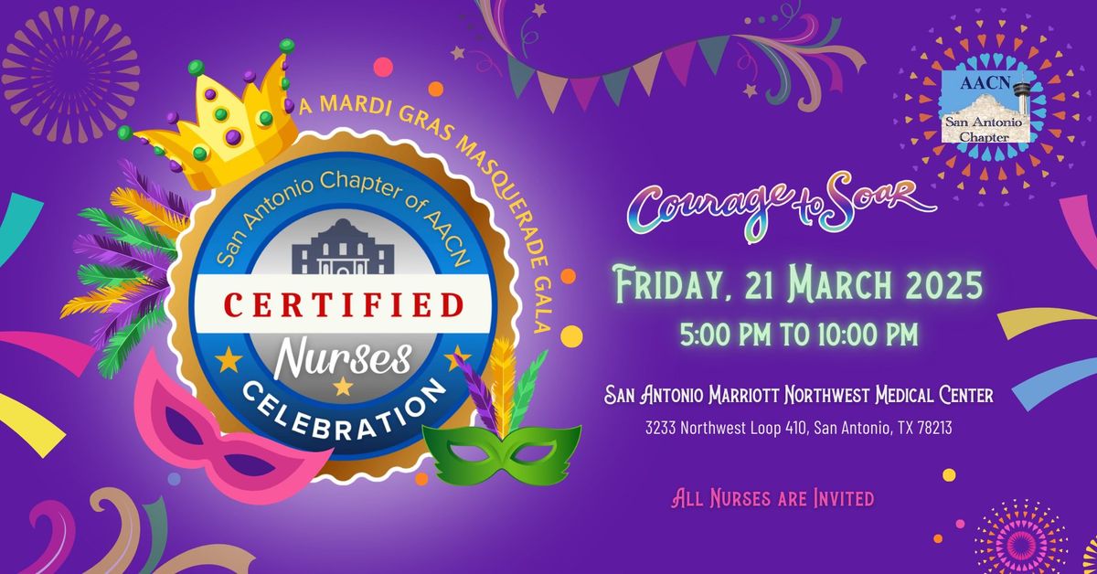 2025 Certified Nurses Celebration - A Mardi Gras Masquerade Gala