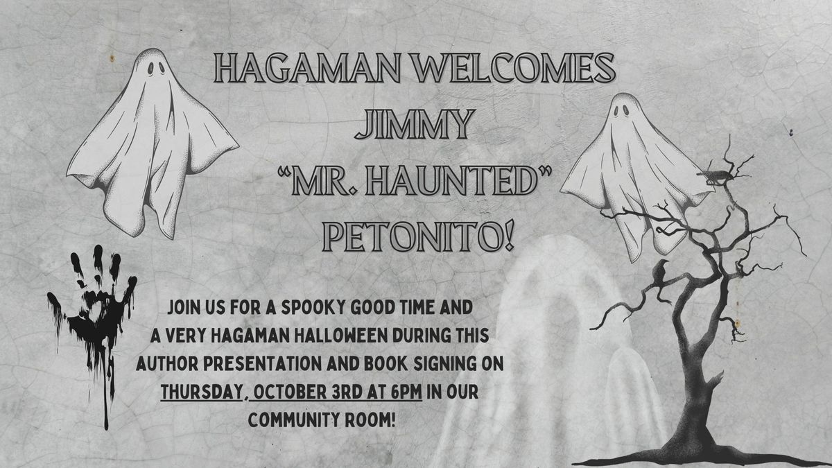 HML Welcomes Jimmy "Mr. Haunted" Petonito: A Spooky Season Local Author Presentation