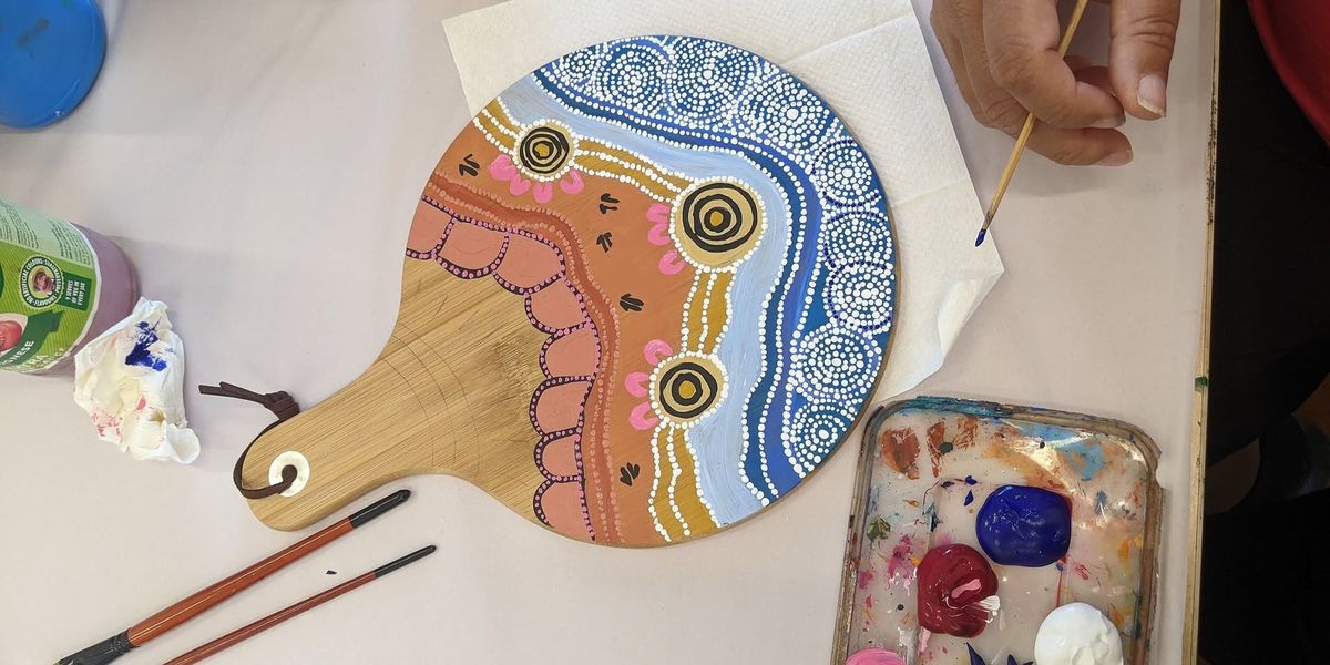 Art Class | Platter Board Painting 