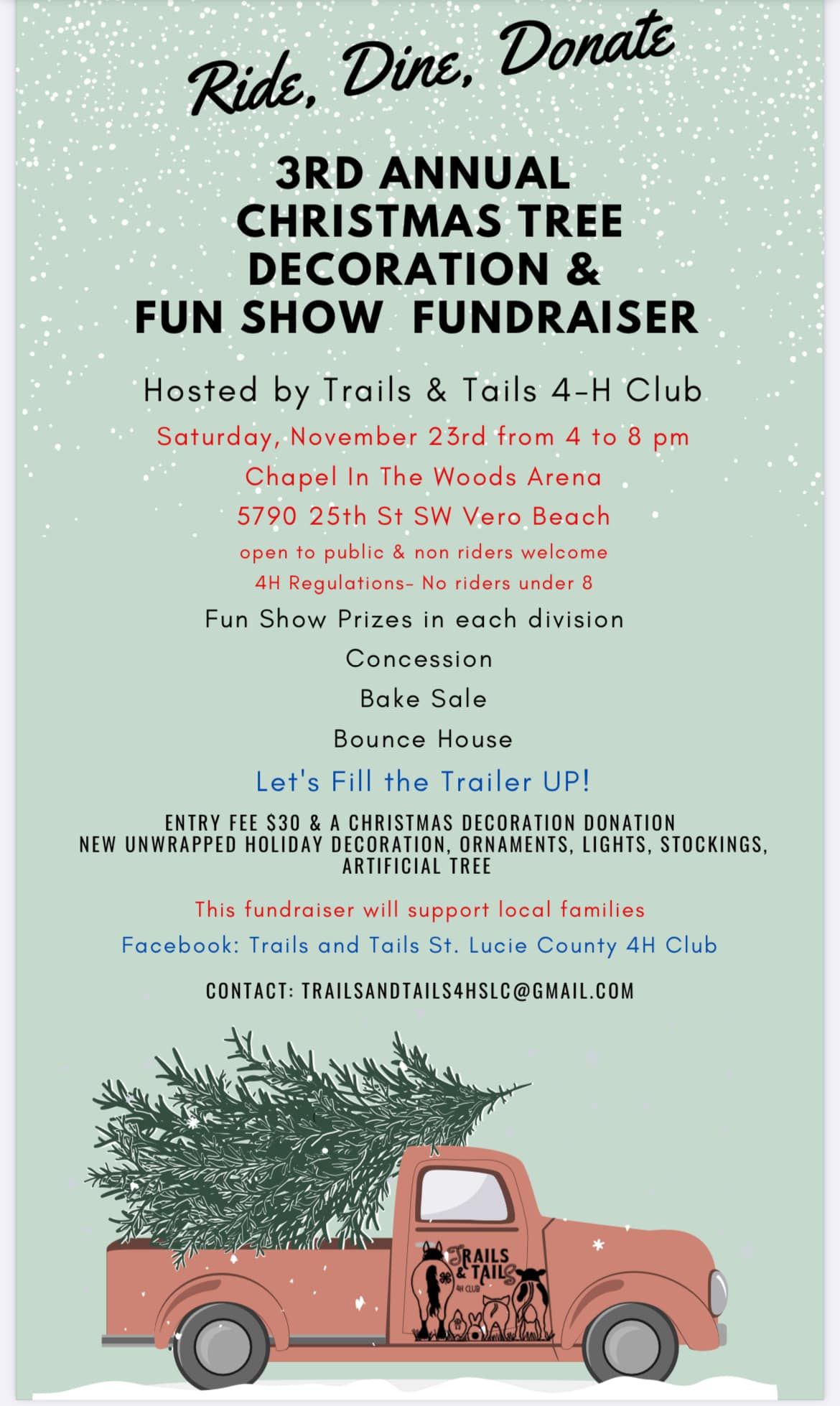 Holiday Decoration and Fun Show Fundraiser