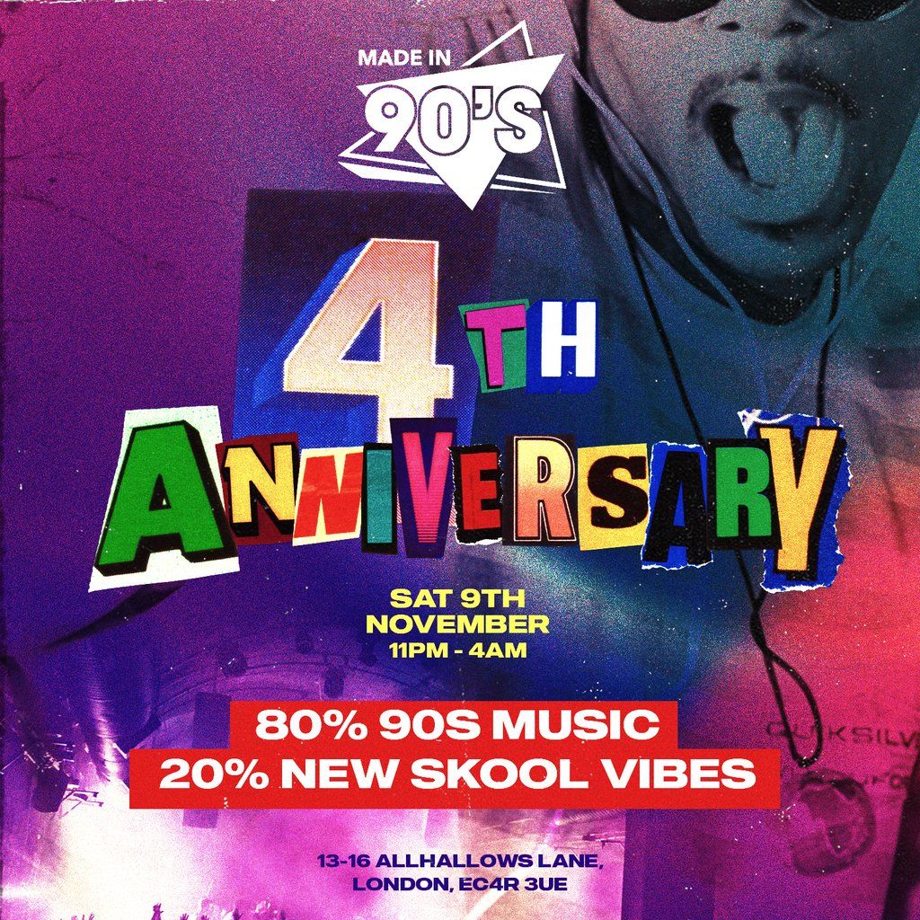 Made in 90s 4th Anniversary