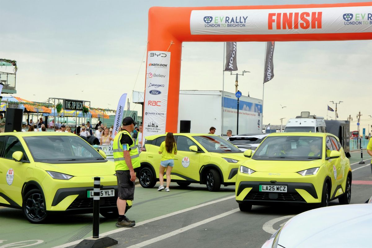 London To Brighton Electric Vehicle Rally -  6th Energy Efficiency Trial