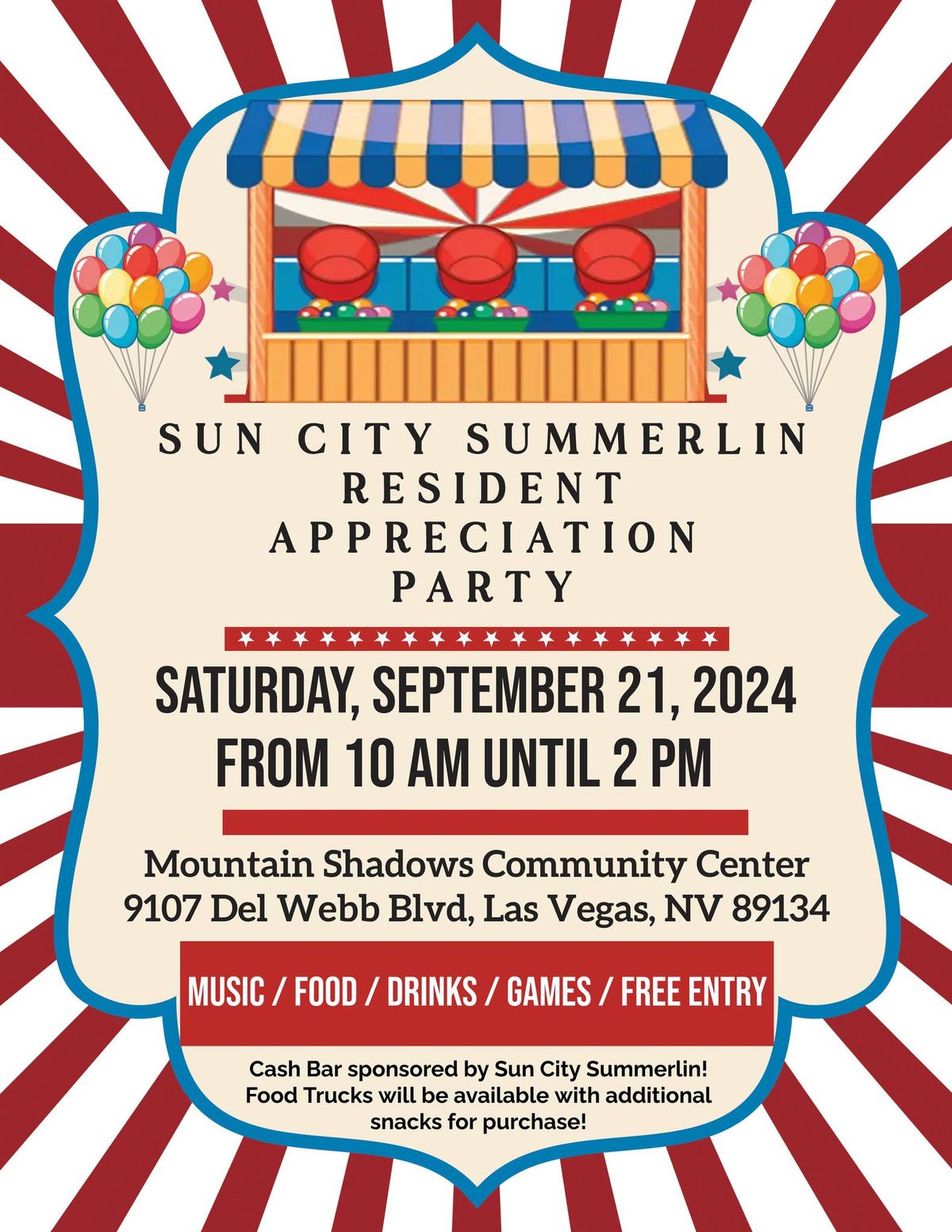 SUN CITY SUMMERLIN RESIDENT APPRECIATION PARTY