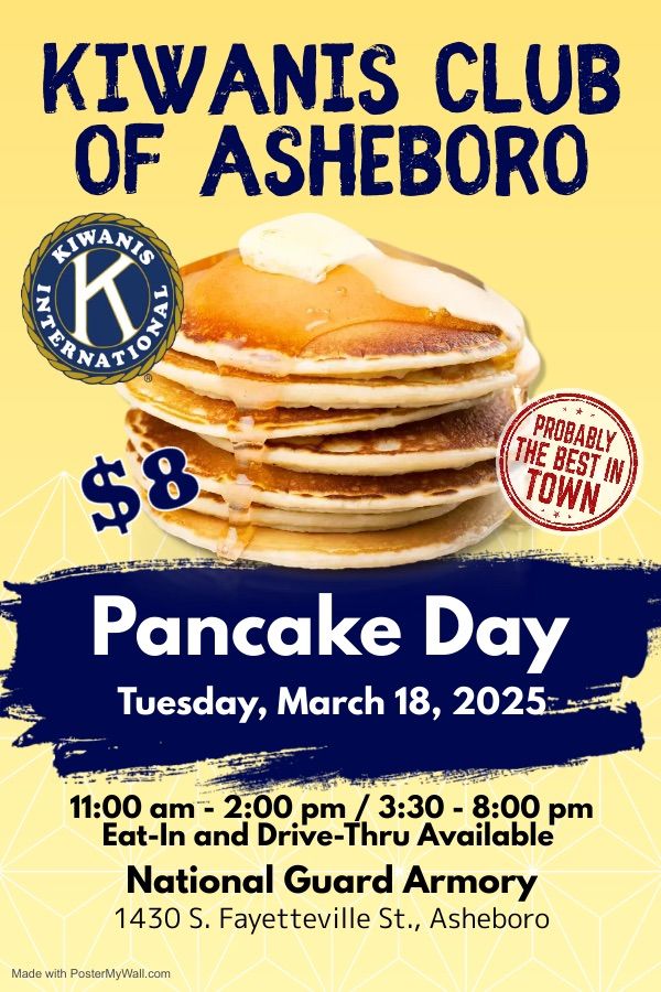 Annual Kiwanis Pancake Day 