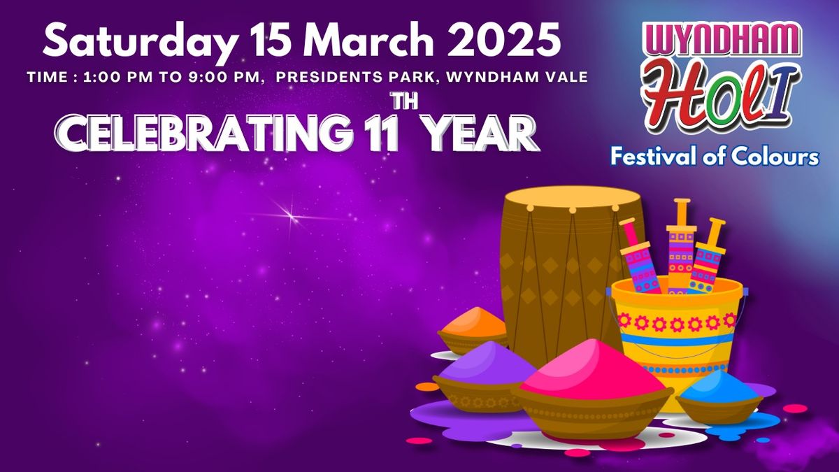 Wyndham Holi 15th March 2025 - Festival Of Colours