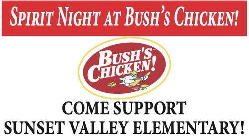 SVE Spirit Night Bushs Chicken 9815 Brodie Ln Austin TX 78748