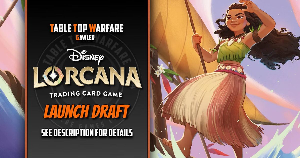 [GAWLER] Disney Lorcana - Set 3 Into the Inklands Launch Draft