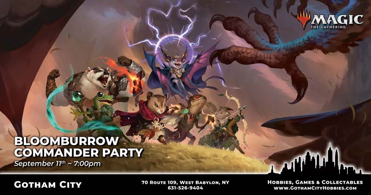 Commander Party: Bloomburrow September