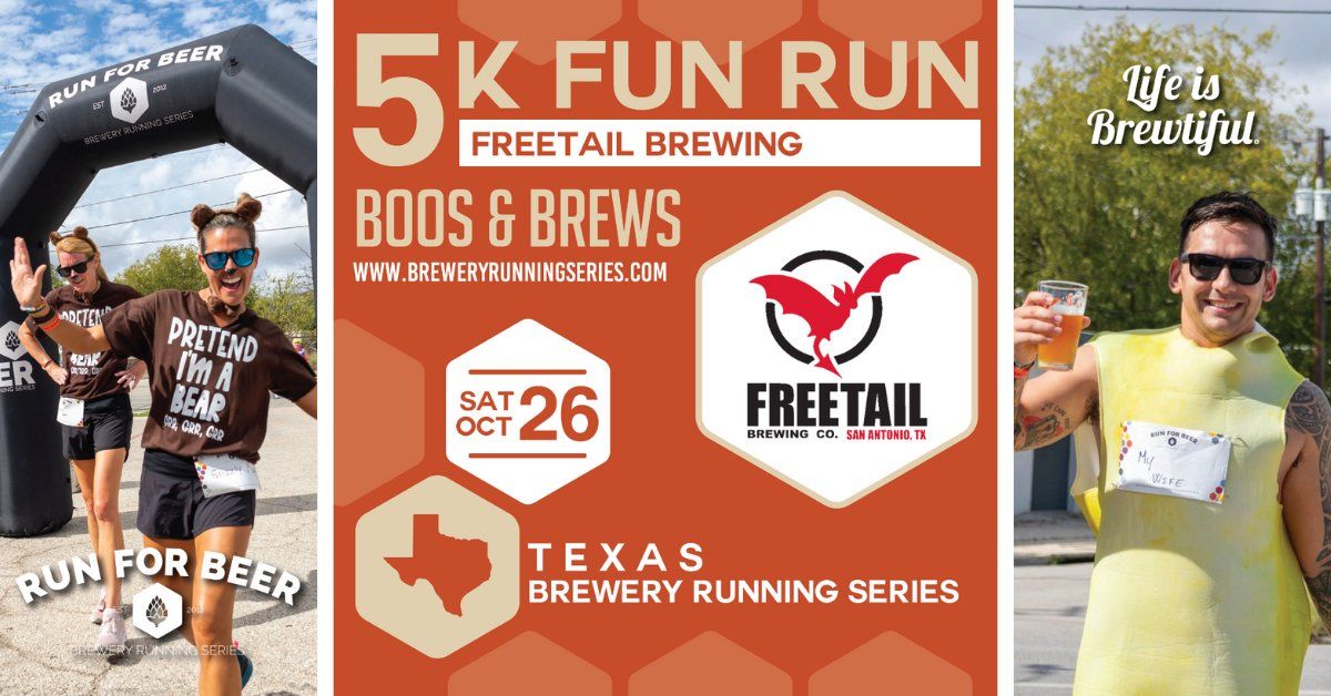 Boos & Brews 5k x Freetail Brewing | 2024 Texas Brewery Running Series