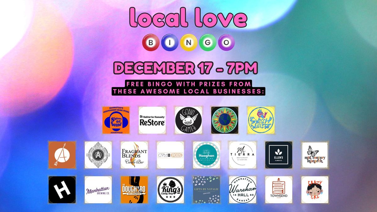 Local Love BINGO - December