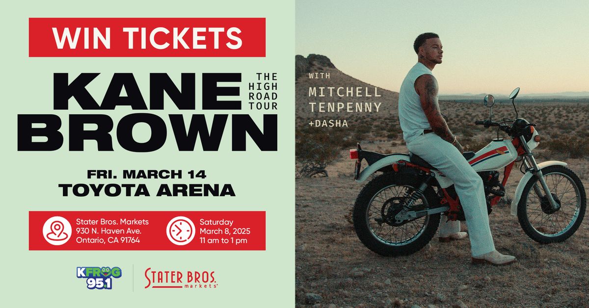 Win Kane Brown Tickets with the K-Frog Street Team