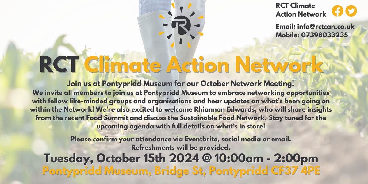 RCT Climate Action Network Autumn Meeting