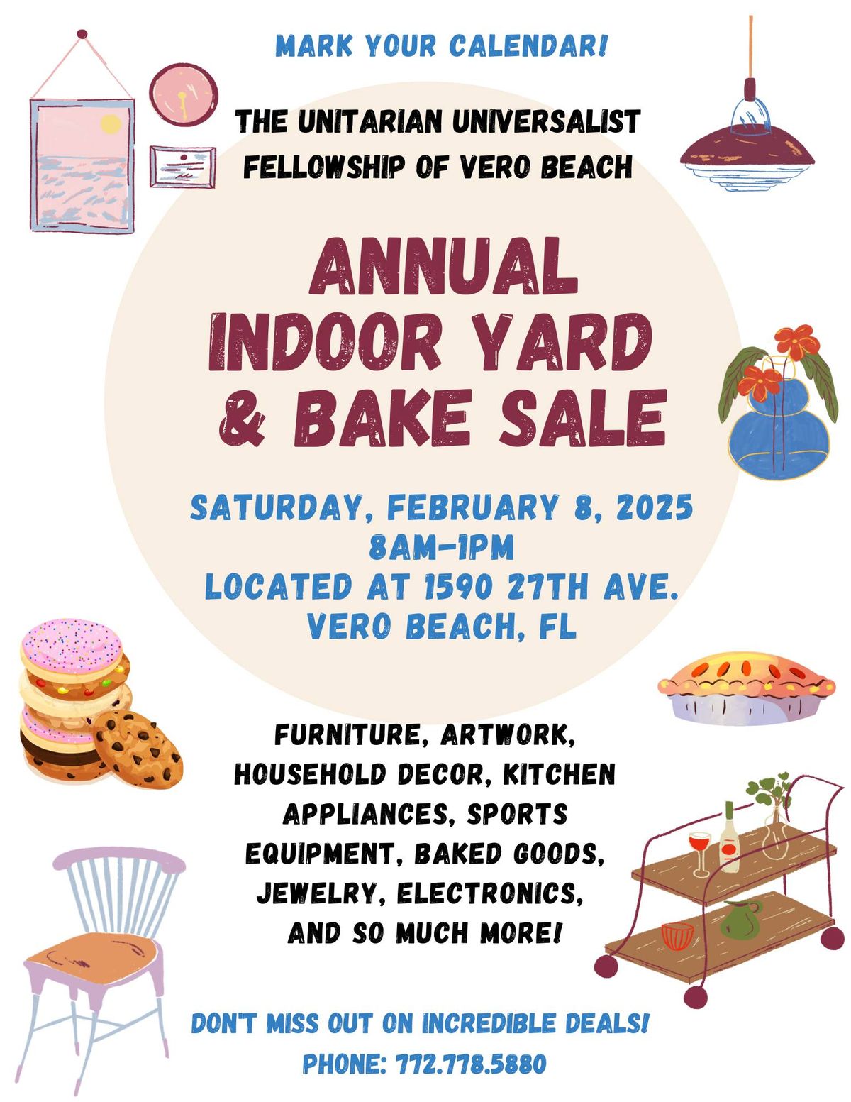 Annual Indoor Yard  & Bake Sale