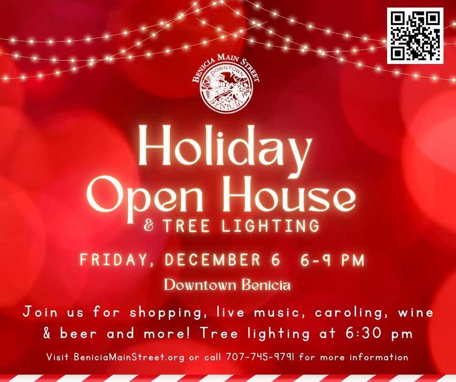 Benicia Holiday Open House and Tree Lighting