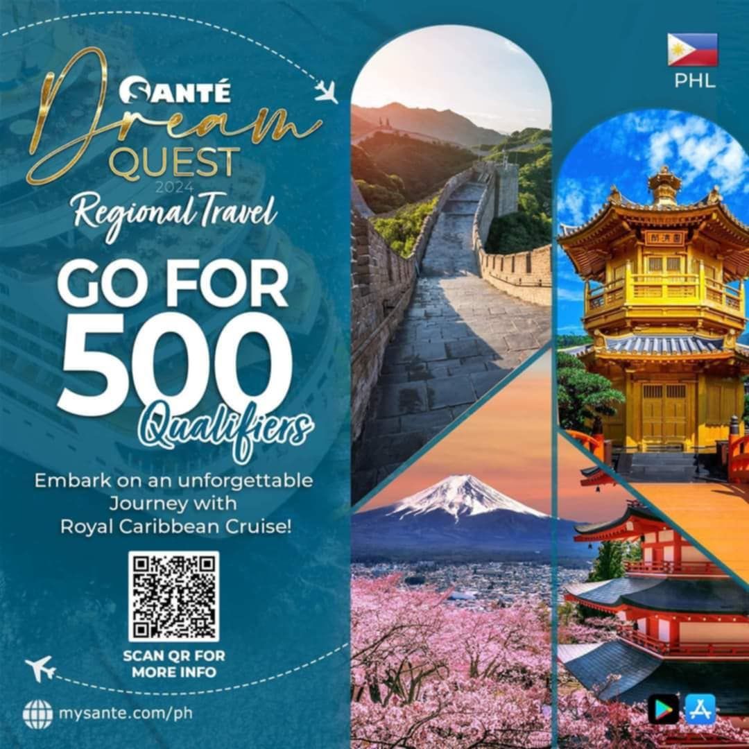 Sante Dream Quest Regional Travel " Japan, China,Hong-kong"