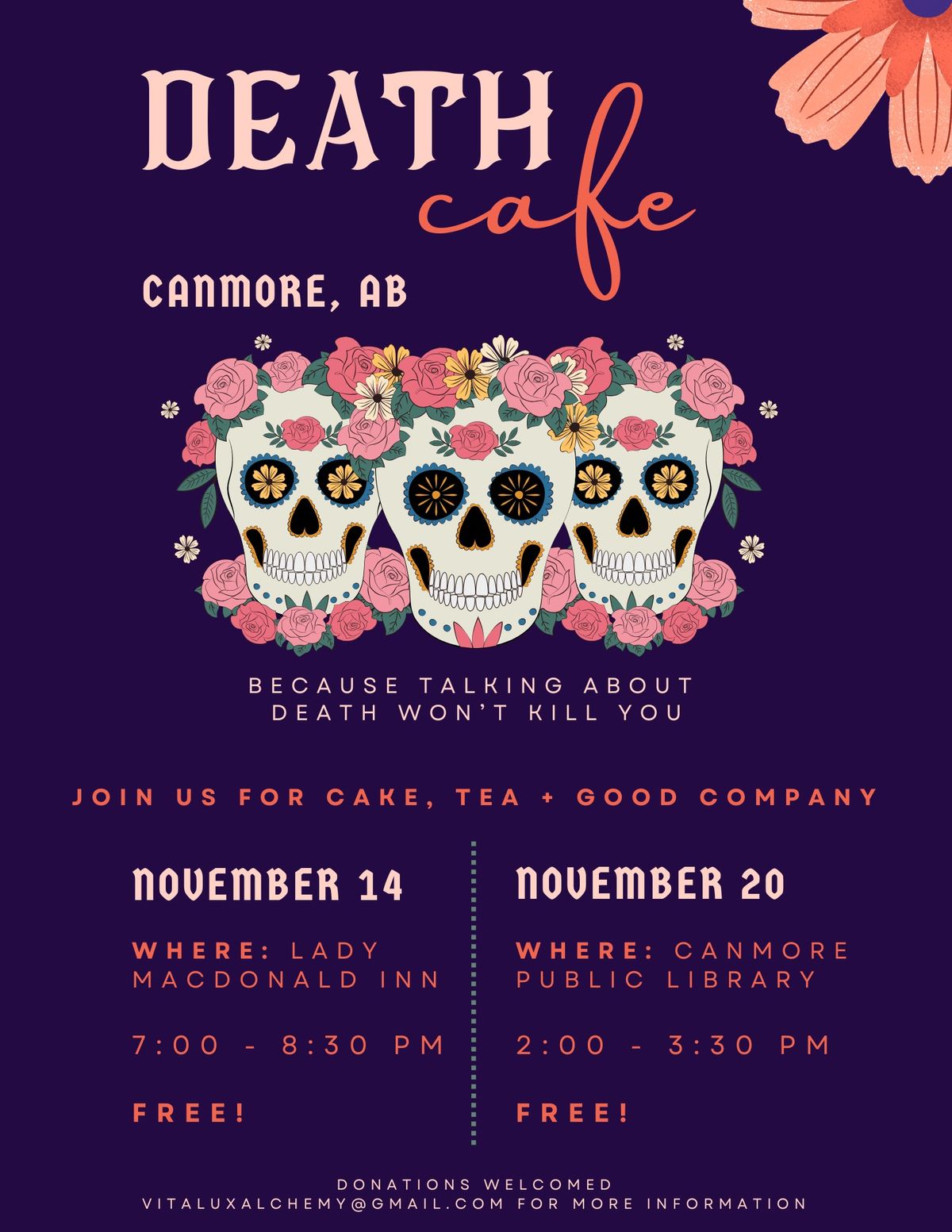 November 14th Death Caf\u00e9 in Canmore