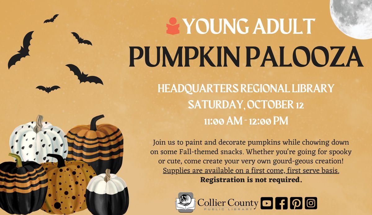 Young Adult Pumpkin Palooza at Headquarters Regional Library