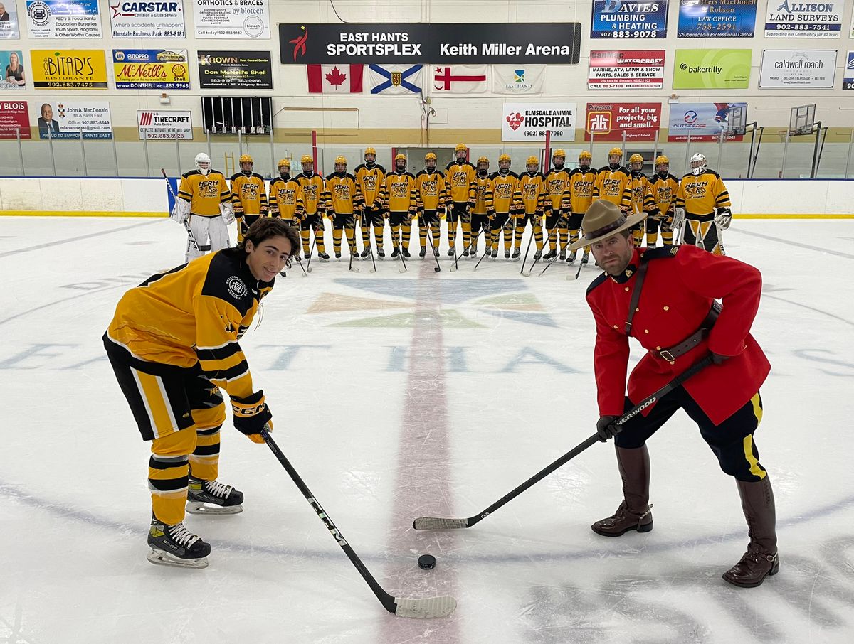 East Hants District RCMP vs. HERH Boy's Hockey Team 