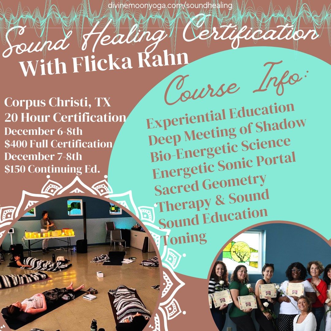 Sound Healing Certification With Flicka Rahn - Corpus Christi