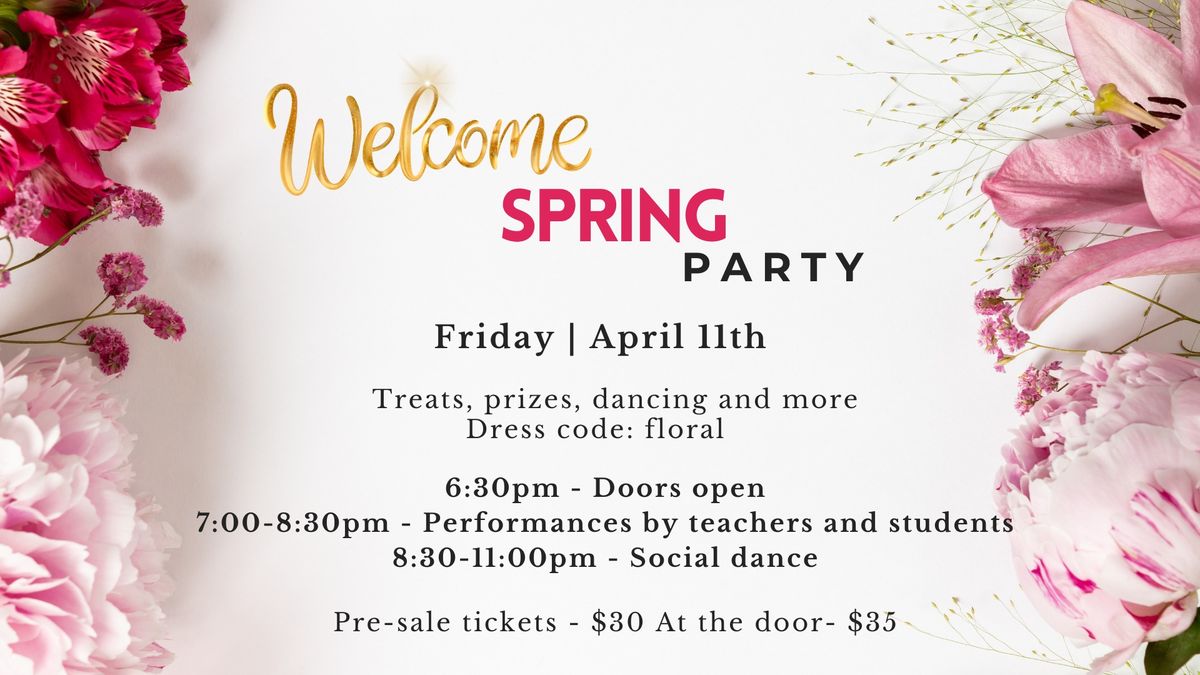 WELCOME Spring PARTY 