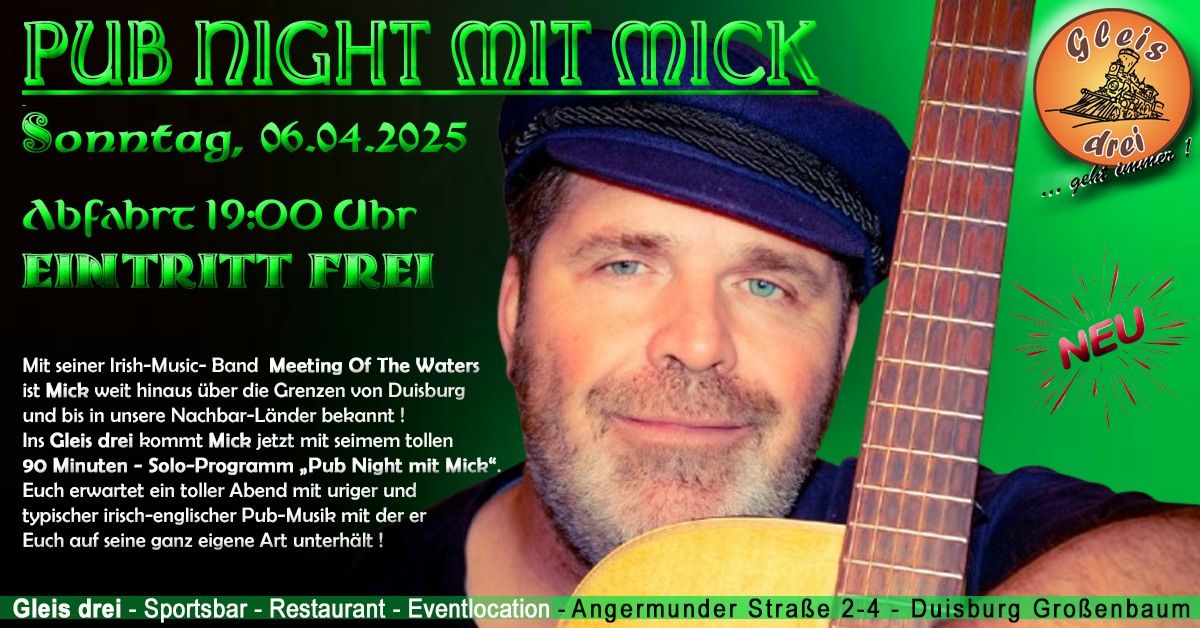 \ud83c\udf40 Pub Night mit Mick \ud83c\udf40