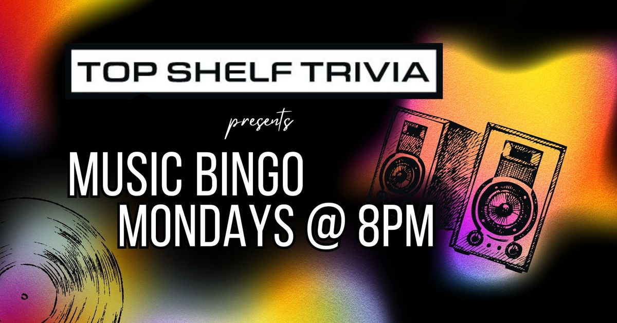 It's Music Bingo Night at Slizzy McGee's (in St. Petersburg, FL)!