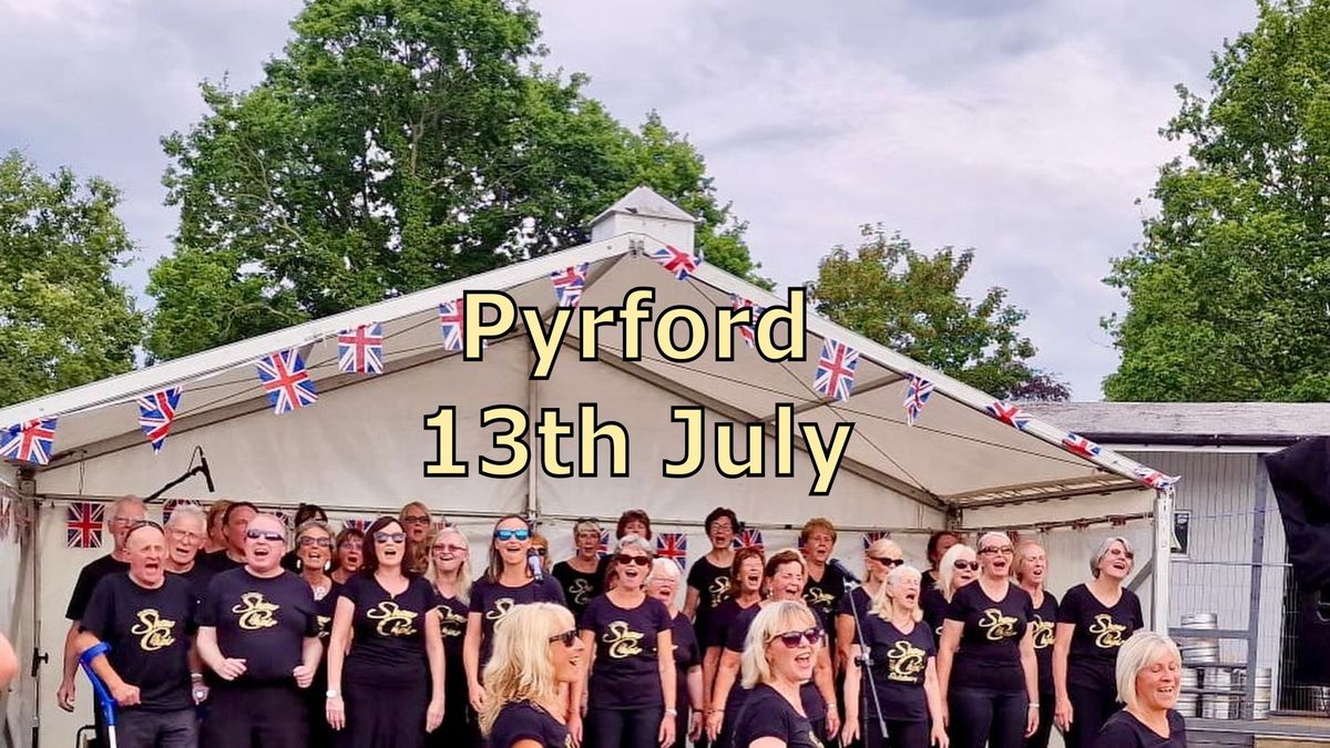 Show Choir Sings at the Pyrford and Wisley Village Show!