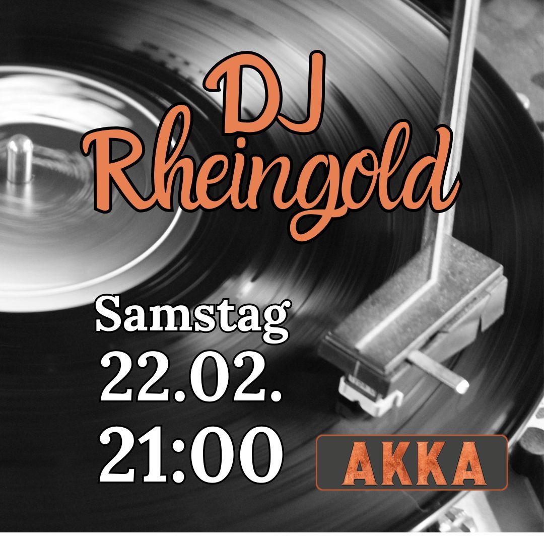 Dj Rheingold in der AKKA