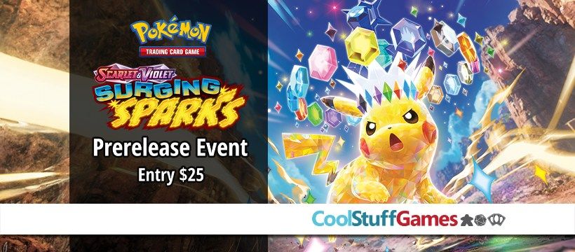 Pokemon Surging Sparks Prerelease