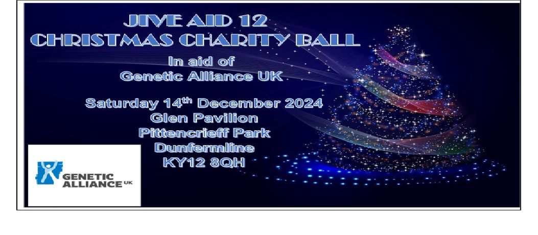 Jive Aid 12 Christmas Charity Ball in aid of Genetic Alliance UK